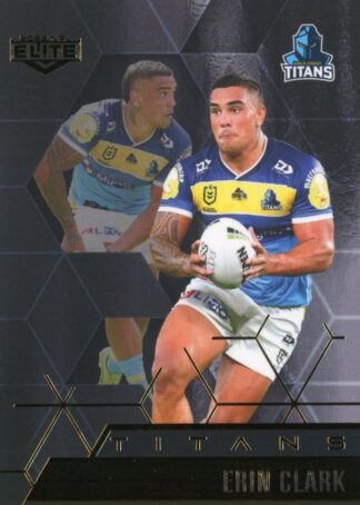 2022 NRL Elite Black Diamond Mojo - MBD039 Erin Clark Gold Coast Titans