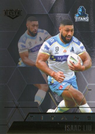 2022 NRL Elite Black Diamond Mojo - MBD044 Isaac Liu Gold Coast Titans