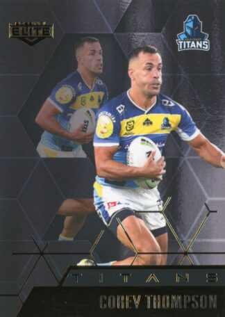 2022 NRL Elite Black Diamond Mojo - MBD045 Corey Thompson Gold Coast Titans