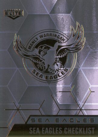 2022 NRL Elite Black Diamond Mojo - MBD046 Manly Warringah Sea Eagles Checklist