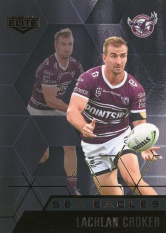 2022 NRL Elite Black Diamond Mojo - MBD048 Lachlan Croker Manly Warringah Sea Eagles