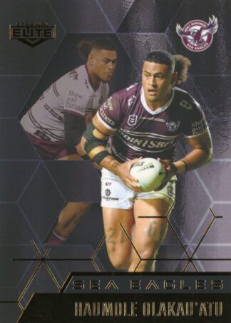 2022 NRL Elite Black Diamond Mojo - MBD051 Haumole Olakau'atu Manly Warringah Sea Eagles