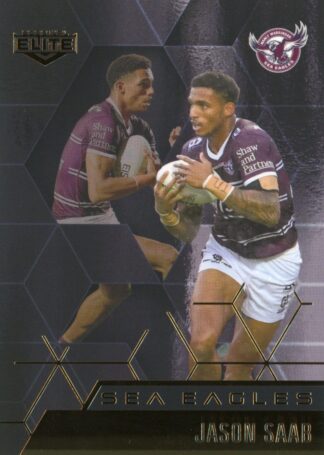 2022 NRL Elite Black Diamond Mojo - MBD052 Jason Saab Manly Warringah Sea Eagles