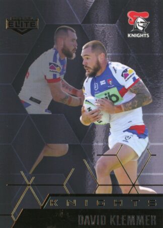 2022 NRL Elite Black Diamond Mojo - MBD070 David Klemmer Newcastle Knights