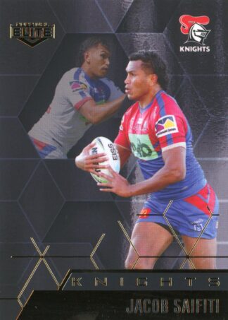 2022 NRL Elite Black Diamond Mojo - MBD072 Jacob Saifiti Newcastle Knights