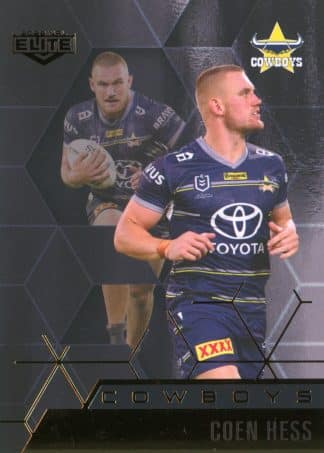 2022 NRL Elite Black Diamond Mojo - MBD076 Coen Hess North Queensland Cowboys