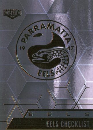 2022 NRL Elite Black Diamond Mojo - MBD082 Parramatta Eels Checklist
