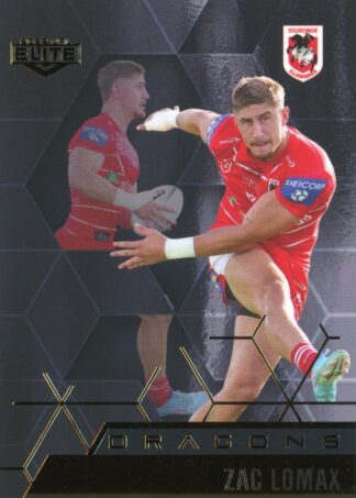 2022 NRL Elite Black Diamond Mojo - MBD113 Zac Lomax St George Illawarra Dragons