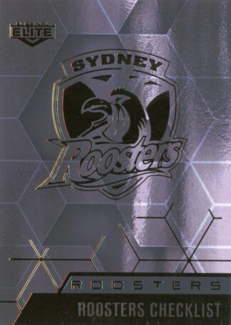 2022 NRL Elite Black Diamond Mojo - MBD118 Sydney Roosters Checklist