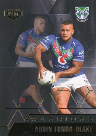 2022 NRL Elite Black Diamond Mojo - MBD130 Addin Fonua-Blake Warriors