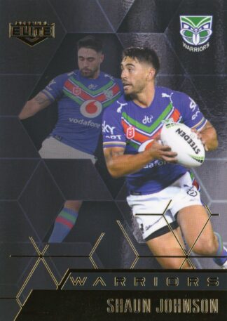 2022 NRL Elite Black Diamond Mojo - MBD132 Shaun Johnson Warriors