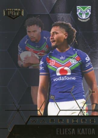2022 NRL Elite Black Diamond Mojo - MBD133 Eliesa Katoa Warriors