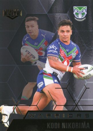 2022 NRL Elite Black Diamond Mojo - MBD134 Kodi Nikorima Warriors