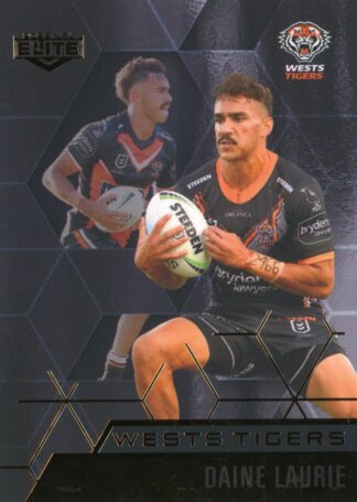 2022 NRL Elite Black Diamond Mojo - MBD140 Daine Laurie Wests Tigers