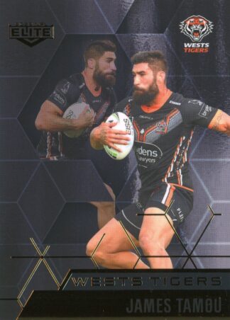 2022 NRL Elite Black Diamond Mojo - MBD142 James Tamou Wests Tigers