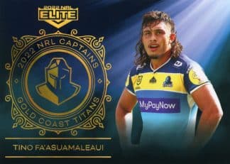 2022 NRL Elite Captains - C05 Tino Fa'asumaleaui Gold Coast Titans