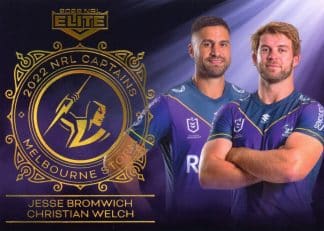2022 NRL Elite Captains - C07 Jesse Bromwich & Christian Welch Melbourne Storm