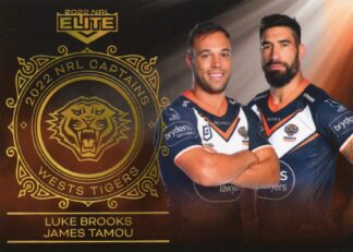 2022 NRL Elite Captains - C16 Luke Brooks Wests Tigers