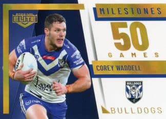 2022 NRL Elite Case Card - M03 Corey Waddell Canterbury Bulldogs