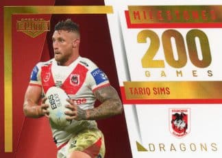 2022 NRL Elite Case Card - M13 Tariq Sims St George Dragons