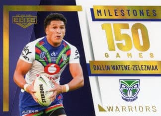2022 NRL Elite Case Card - M15 Dallin Watene-Zelezniak Warriors