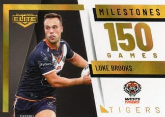 2022 NRL Elite Case Card - M16 Luke Brooks Wests Tigers