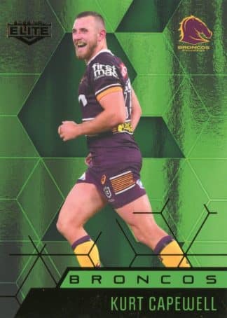 2022 NRL Elite Emerald Mojo - ME002 Kurt Capewell Brisbane Broncos