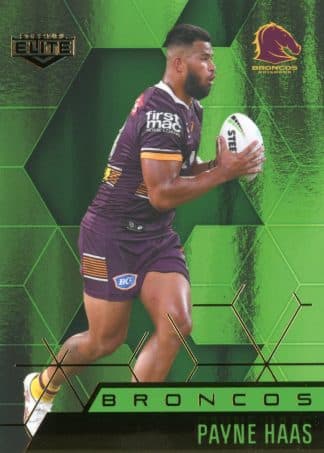 2022 NRL Elite Emerald Mojo - ME006 Payne Haas Brisbane Broncos
