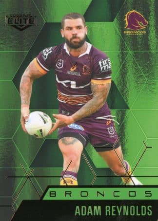 2022 NRL Elite Emerald Mojo - ME007 Adam Reynolds Brisbane Broncos