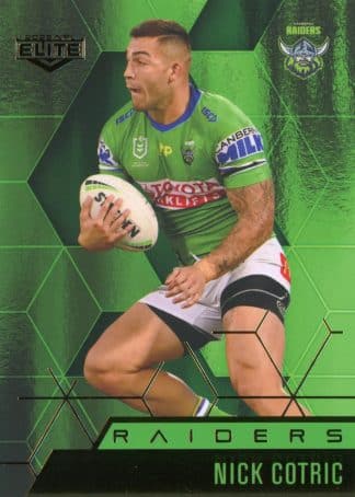2022 NRL Elite Emerald Mojo - ME011 Nick Cotric Canberra Raiders