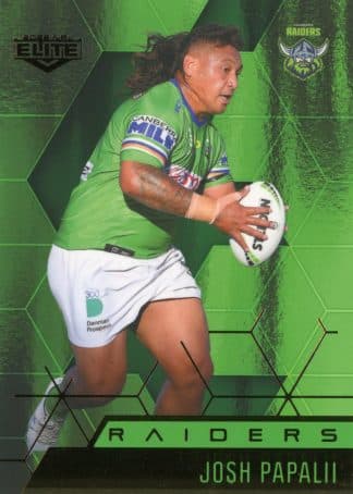 2022 NRL Elite Emerald Mojo - ME013 Josh Papalii Canberra Raiders