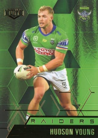 2022 NRL Elite Emerald Mojo - ME018 Hudson Young Canberra Raiders