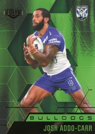 2022 NRL Elite Emerald Mojo - ME020 Josh Addo-Carr Canterbury Bulldogs