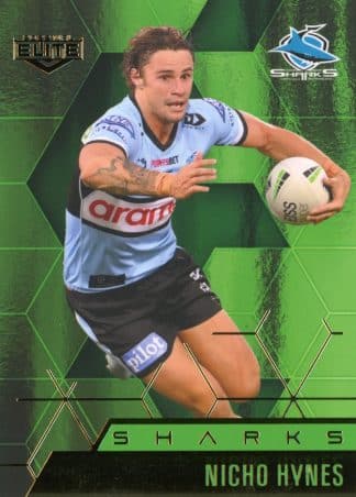2022 NRL Elite Emerald Mojo - ME031 Nicho Hynes Cronulla Sharks
