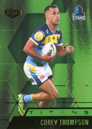 2022 NRL Elite Emerald Mojo - ME045 Corey Thompson Gold Coast Titans