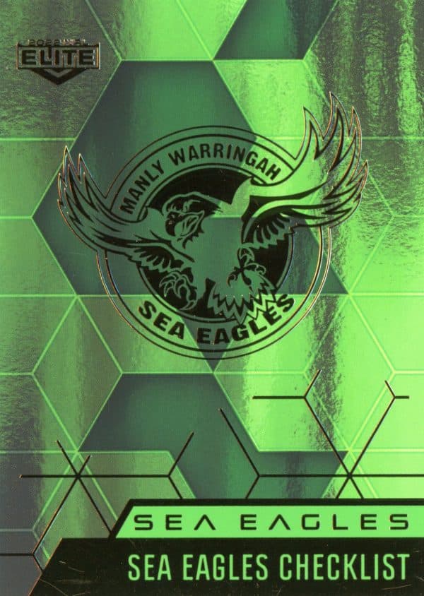 2022 NRL Elite Emerald Mojo - ME046 Manly Sea Eagles Checklist