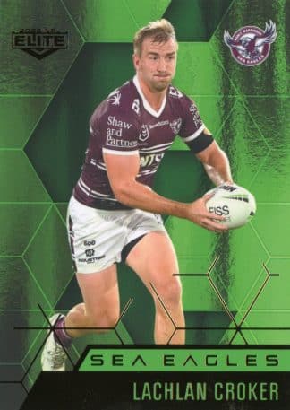 2022 NRL Elite Emerald Mojo - ME048 Lachlan Croker Manly Warringah Sea Eagles