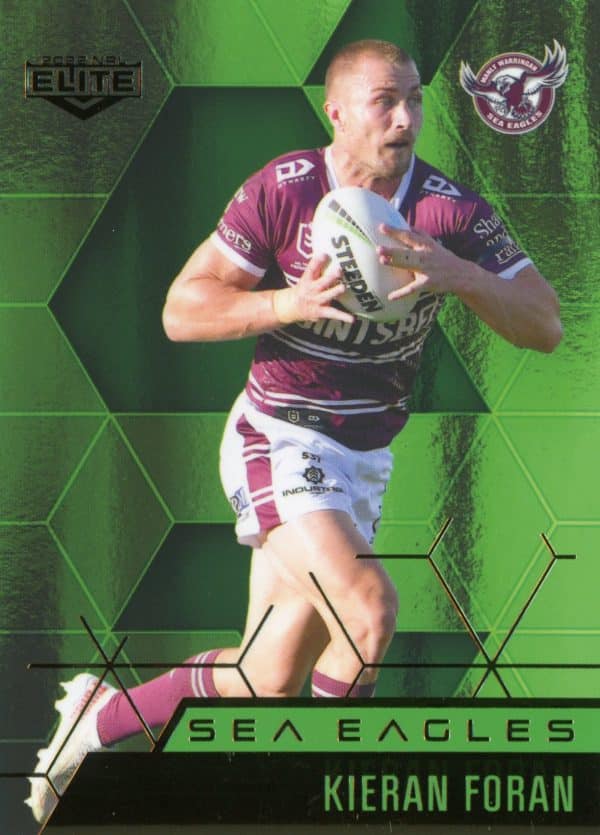 2022 NRL Elite Emerald Mojo - ME049 Kieran Foran Manly Warringah Sea Eagles