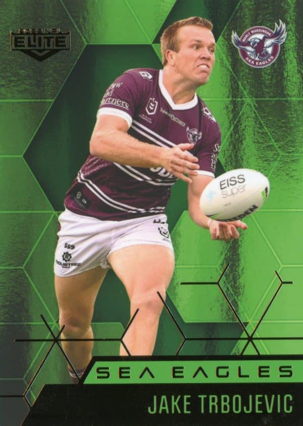 2022 NRL Elite Emerald Mojo - ME053 Jake Trbojevic Manly Warringah Sea Eagles