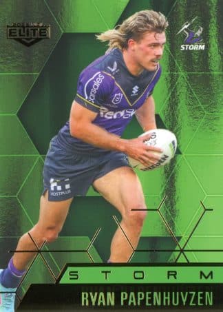 2022 NRL Elite Emerald Mojo - ME063 Ryan Papenhuyzen Melbourne Storm