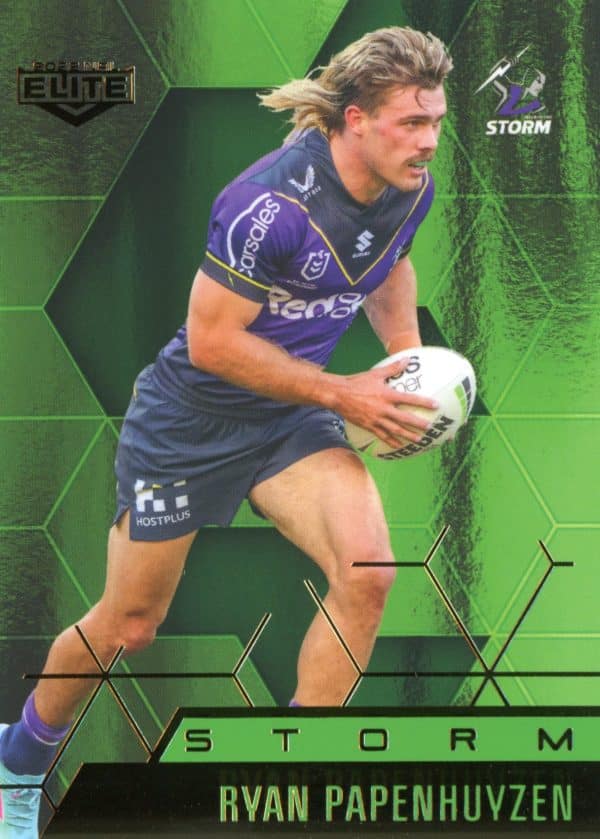 2022 NRL Elite Emerald Mojo - ME063 Ryan Papenhuyzen Melbourne Storm