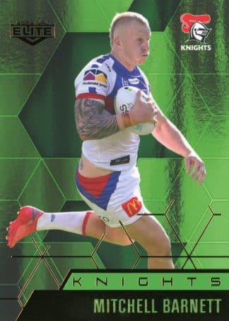 2022 NRL Elite Emerald Mojo - ME065 Mitchell Barnett Newcastle Knights