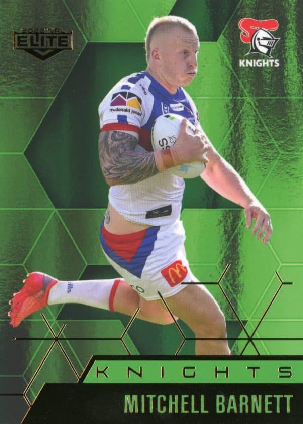 2022 NRL Elite Emerald Mojo - ME065 Mitchell Barnett Newcastle Knights