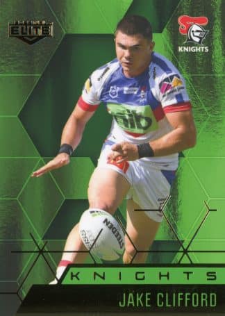 2022 NRL Elite Emerald Mojo - ME067 Jake Clifford Newcastle Knights