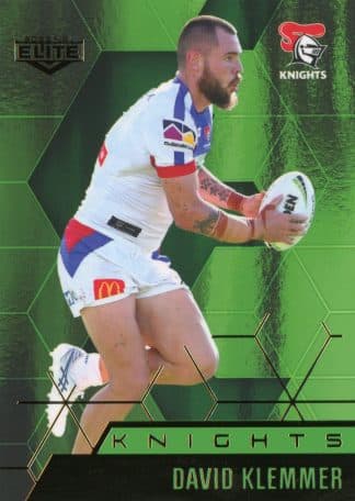 2022 NRL Elite Emerald Mojo - ME070 David Klemmer Newcastle Knights