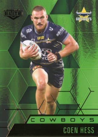2022 NRL Elite Emerald Mojo - ME076 Coen Hess North Queensland Cowboys