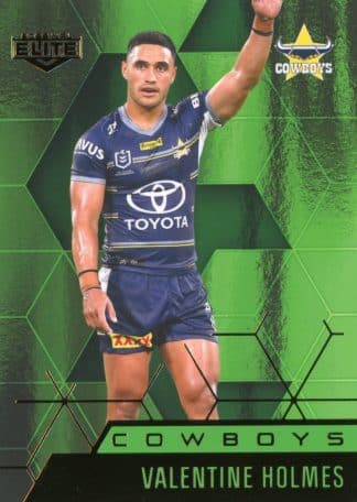 2022 NRL Elite Emerald Mojo - ME077 Valentine Holmes North Queensland Cowboys