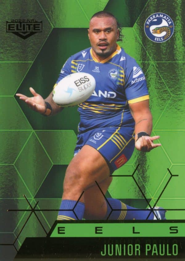 2022 NRL Elite Emerald Mojo - ME090 Junior Paulo Parramatta Eels