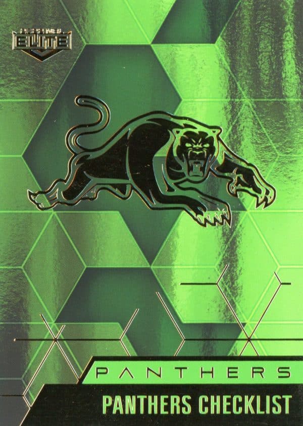 2022 NRL Elite Emerald Mojo - ME091 Penrith Panthers Checklist