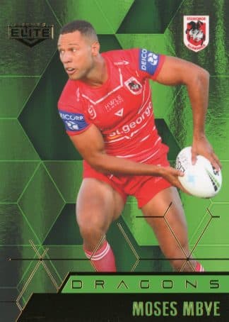 2022 NRL Elite Emerald Mojo - ME114 Moses Mbye St George Illawarra Dragons